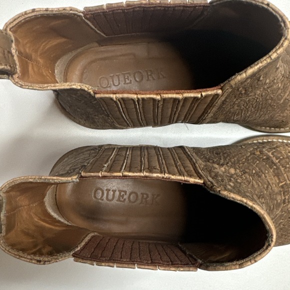 Queork Cork Women's Chelsea Boots - EU 37 US 6.5 - Picture 7 of 9